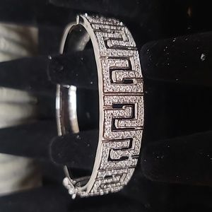 GREEK DESIGN SWAROVSKI CRYSTALS BRACELET  NWOT